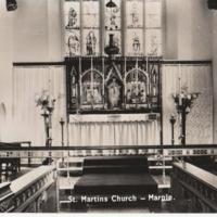 Postcard of St Martins Church, Marple