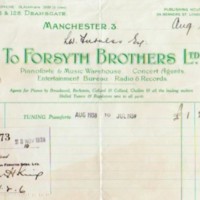 Miscellaneous Trade Receipts : Furniss Family ; 1930&#039; &amp; 1940&#039;s