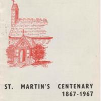 Booklets : Celebration 1870 - 1970, Contact 1867 -1967, St Martins Centenary 1867 - 1967