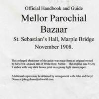 Handbook &amp; Guide for Mellor Parochial Bazaar  : 1908