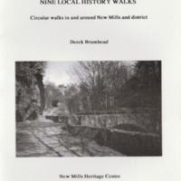 Booklet : Nine Local History Walks : Derek Brumhead : 1998