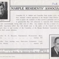 Marple Residents&#039; Association Information Leaflets
