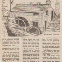 Spade Mill : Newspaper Cuttings : 1827 - 2000