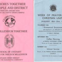 Several Council of Churches pamphlets : 1968 - 2004