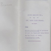 Indenture : Joseph Grainger to Mrs M E Kelsall : 1924 : &quot;Tranmore&quot;