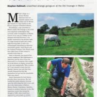 Living Edge Article on Archaeological Dig : 1999