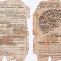 Programme of Lectures : Albert Schools : 1886