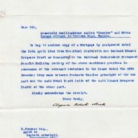 Documents : Property &quot;Rosetor&quot; &amp; Motor Garage : Strines Road : 1924-1926