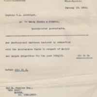 Misc. Estate  Correspondence : 1926 - 1940