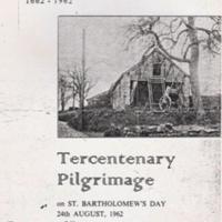Front Cover : Tercentenary Pilgrimage : 1962